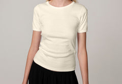 River T-shirt - Creme