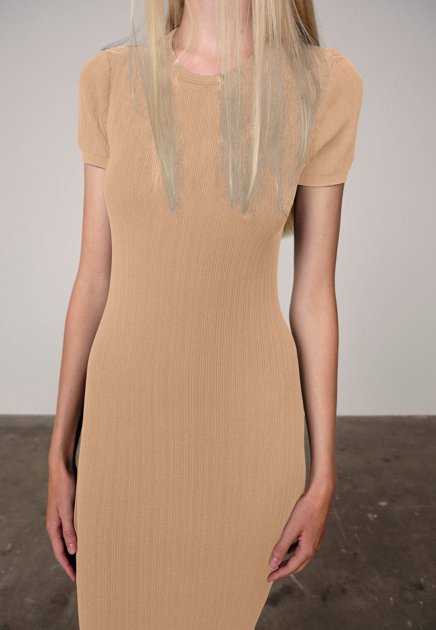 Wallance Strickkleid – Sand