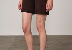 Bogart Knit Shorts - Java Brown