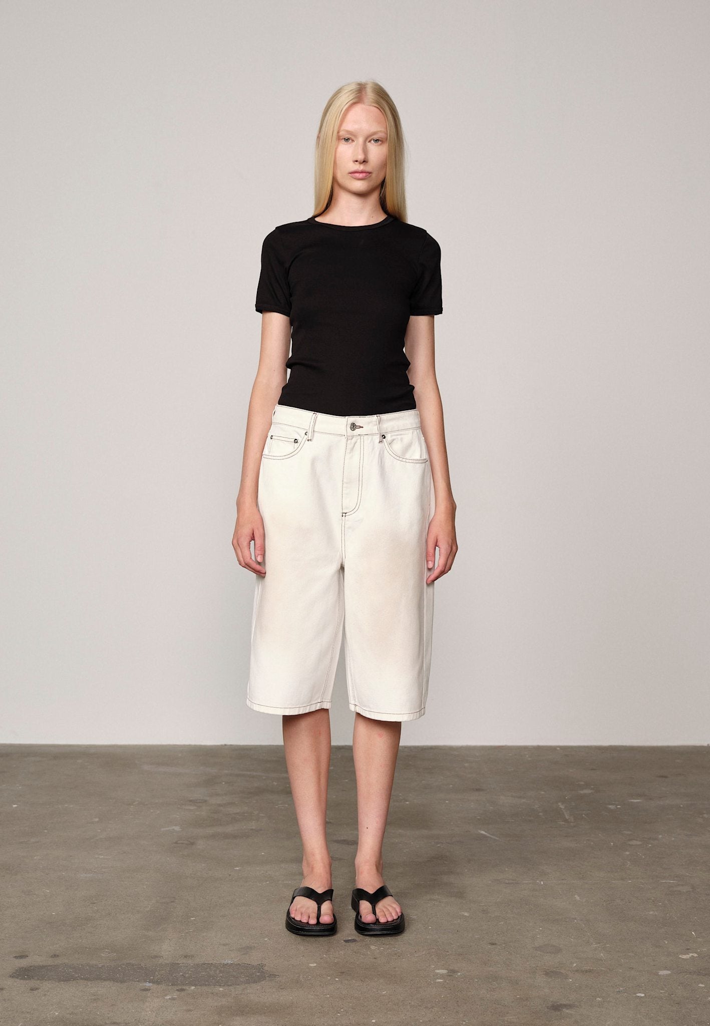 Emily Denim-Shorts – Off-White