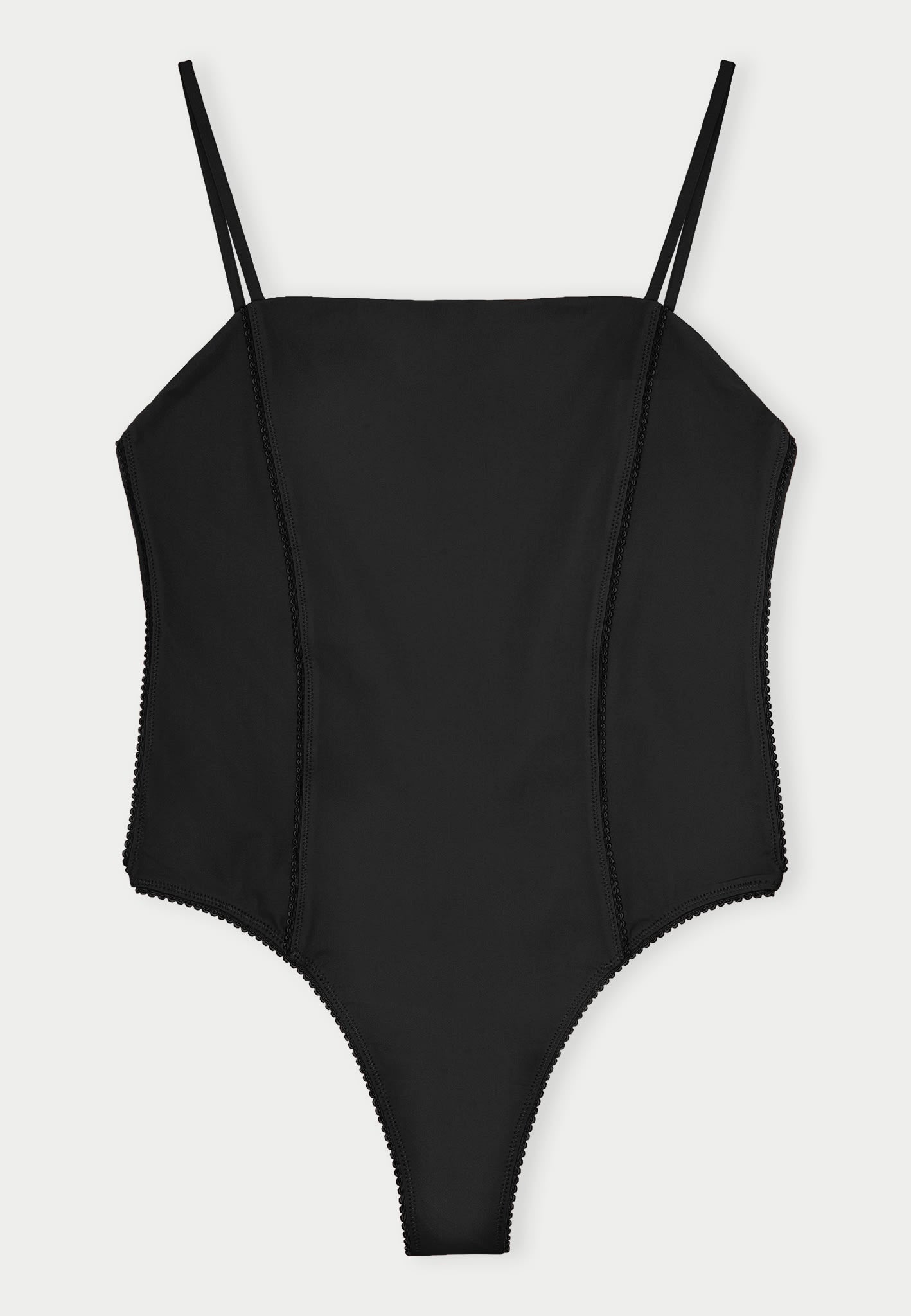 Xander Swim Bodystocking – Schwarz