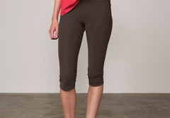 Capris Swim Leggings - Java Brown