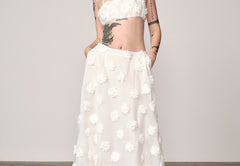 William Skirt - White