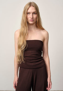 Bambi Knit Top - Coffee