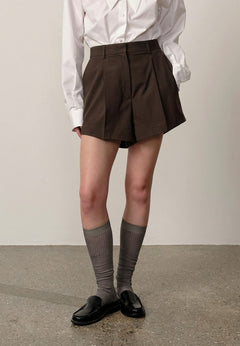 Runi Shorts - Coffee Brown