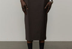 Elizabeth Skirt - Brown Melange