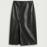 Elizabeth Leather Skirt