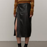 Elizabeth Leather Skirt