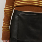 Elizabeth Leather Skirt