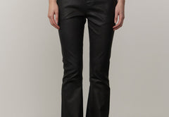 Mathew Leather Pants - Black