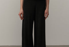 Clark Knit Mid Waist pants - Dark Grey