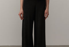 Clark Knit Mid Waist pants - Dark Grey