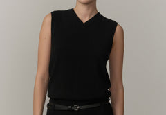 Fabien Cashmere Top - Black