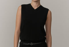 Fabien Cashmere Top - Black