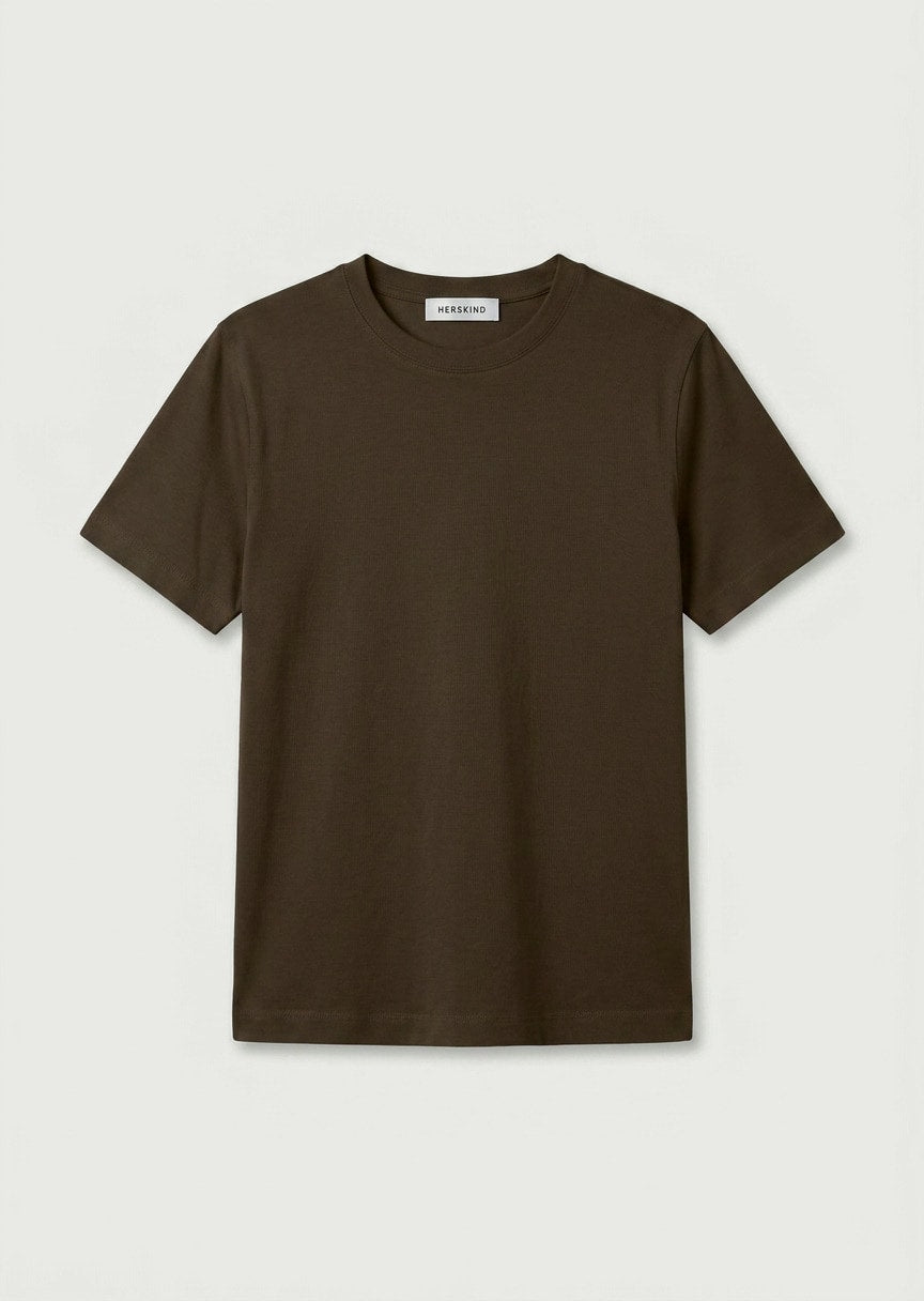 Ditlev T-Shirt – Dunkelbraun