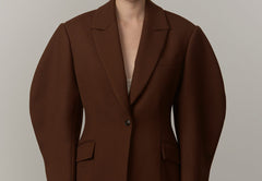 Alex Fitted Blazer - Java Brown