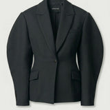 Alex Taillierter Blazer - Stahlgrau