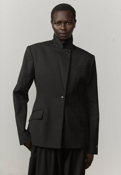 Shelia taillierter Blazer - Schwarz