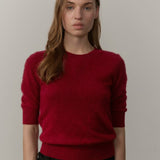 Therese Knit Blouse - Red