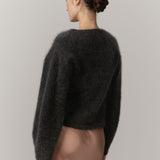 Simona Knit Blouse - Grey