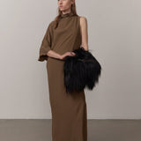 Ruben Dress - Dunkles Khaki