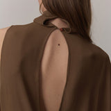 Ruben Dress - Dunkles Khaki