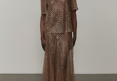 Greta Skirt - Chocolate Brown
