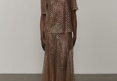 Greta Skirt - Chocolate Brown