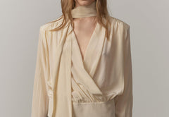 Juan Silk Blouse - Off White