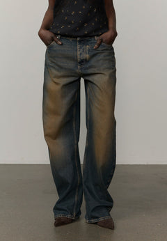 Lulu Denim Jeans (30 - Kurz) - Braun