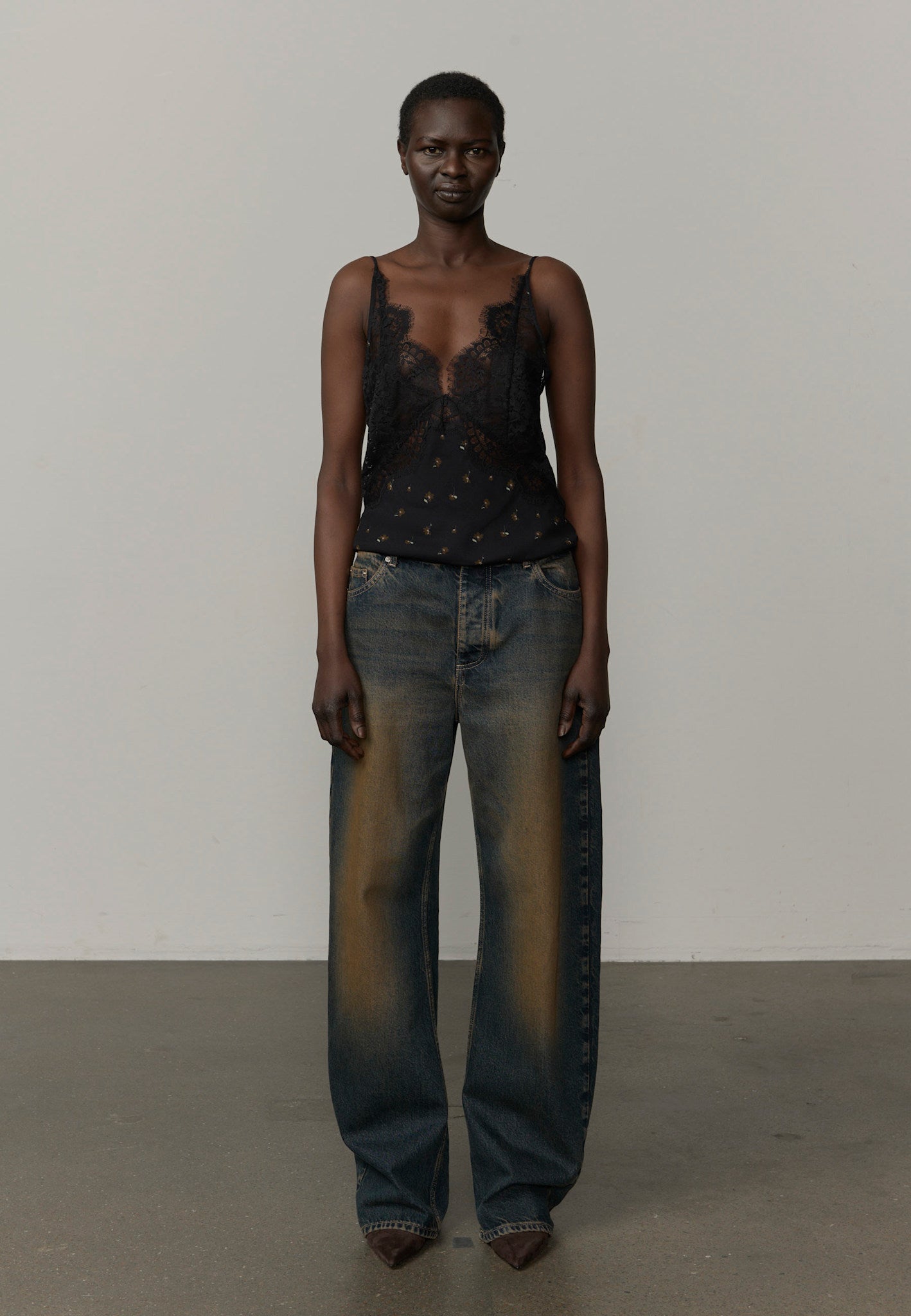 Lulu Denim Jeans (30 - Kurz) - Braun