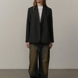 Amalfi Regular Blazer - Black