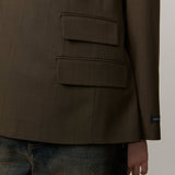 Amalfi Regular Blazer - Khaki