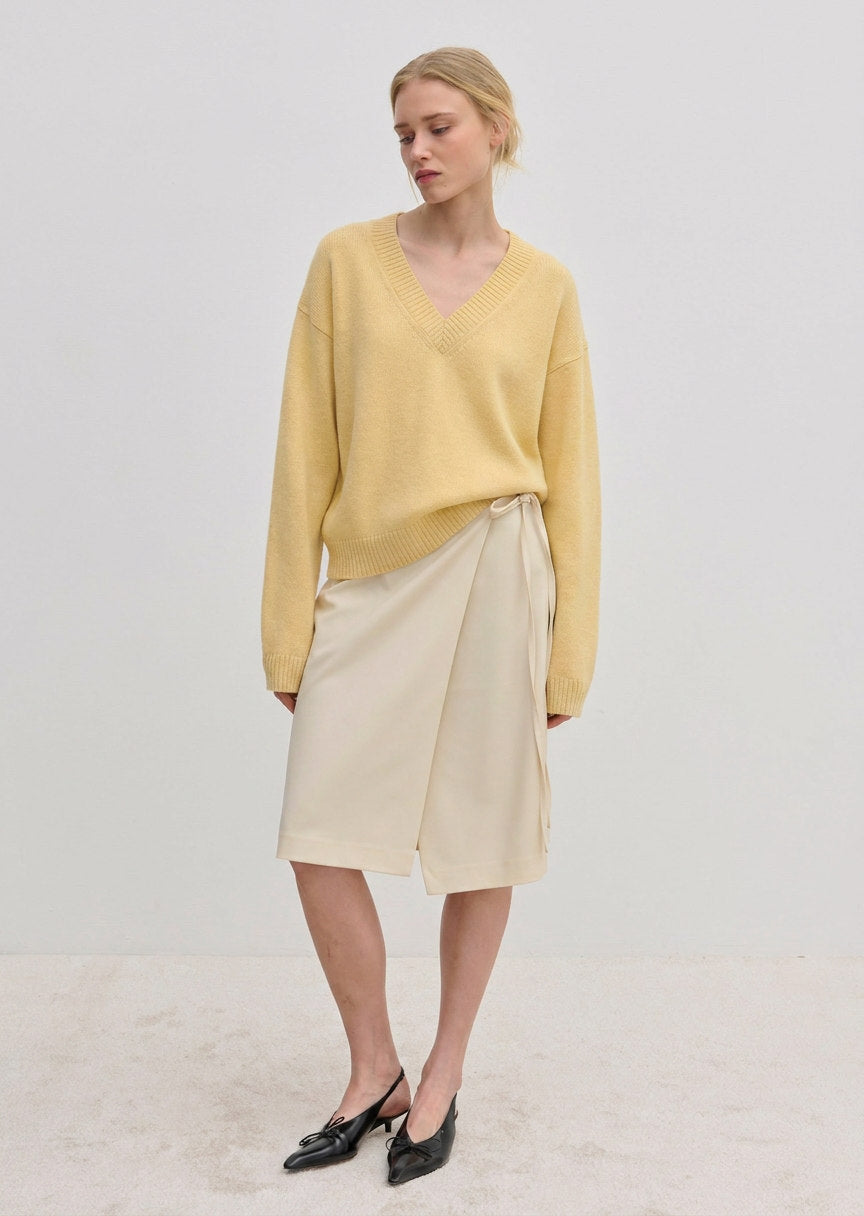 Micky Cashmere Knit Blouse