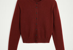 Roselle Knit Cardigan - Oxblood