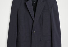 Yago Blazer - Navy Grey