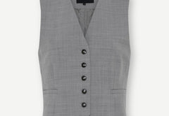 Mister Vest - Light Grey Melange