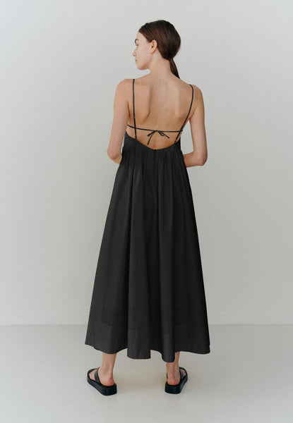 DRESS ブラック フィッシングベスト Square big collar Dress - BIRTHDAY BASH