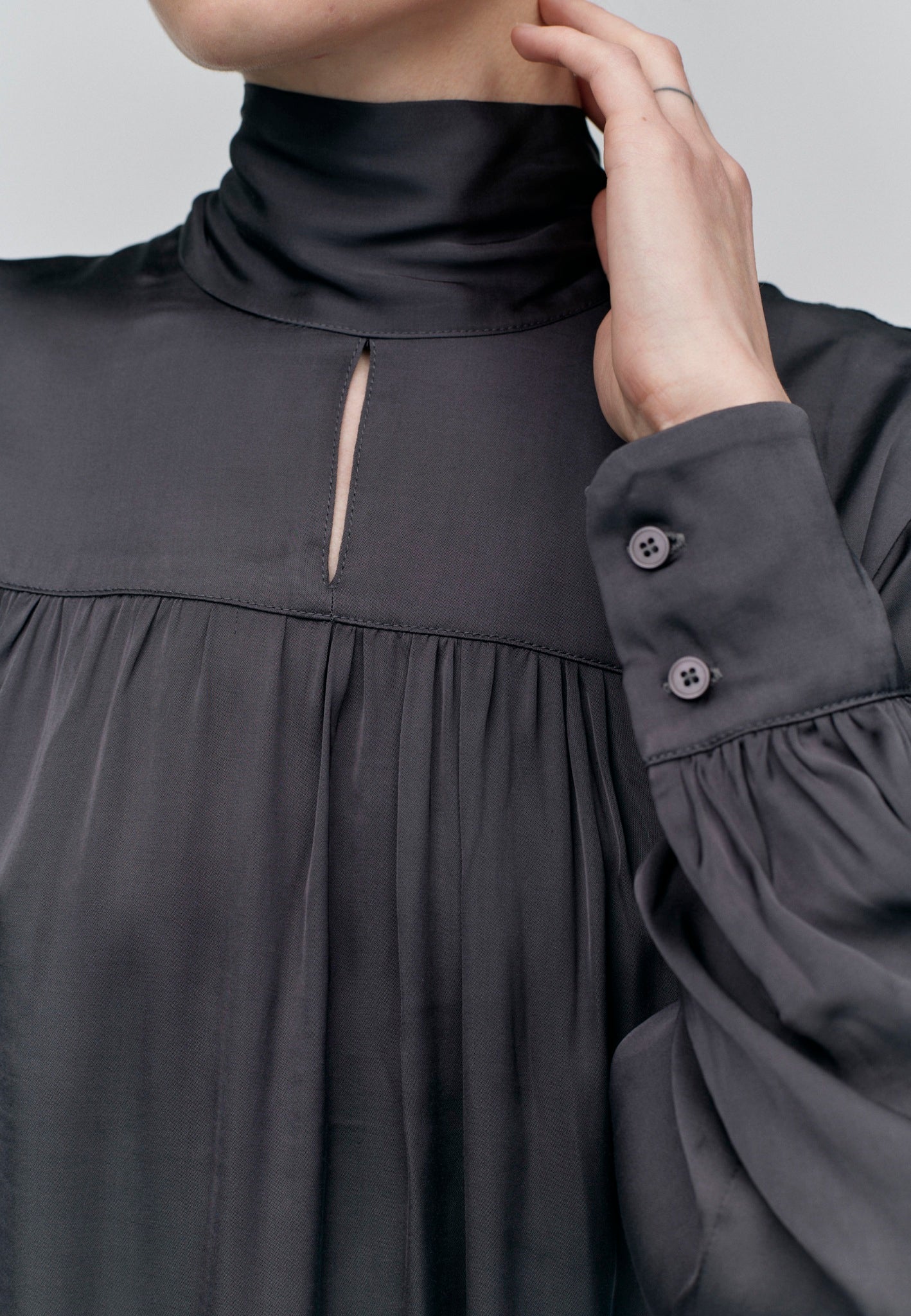 Alberte Dress - Thunder Grey