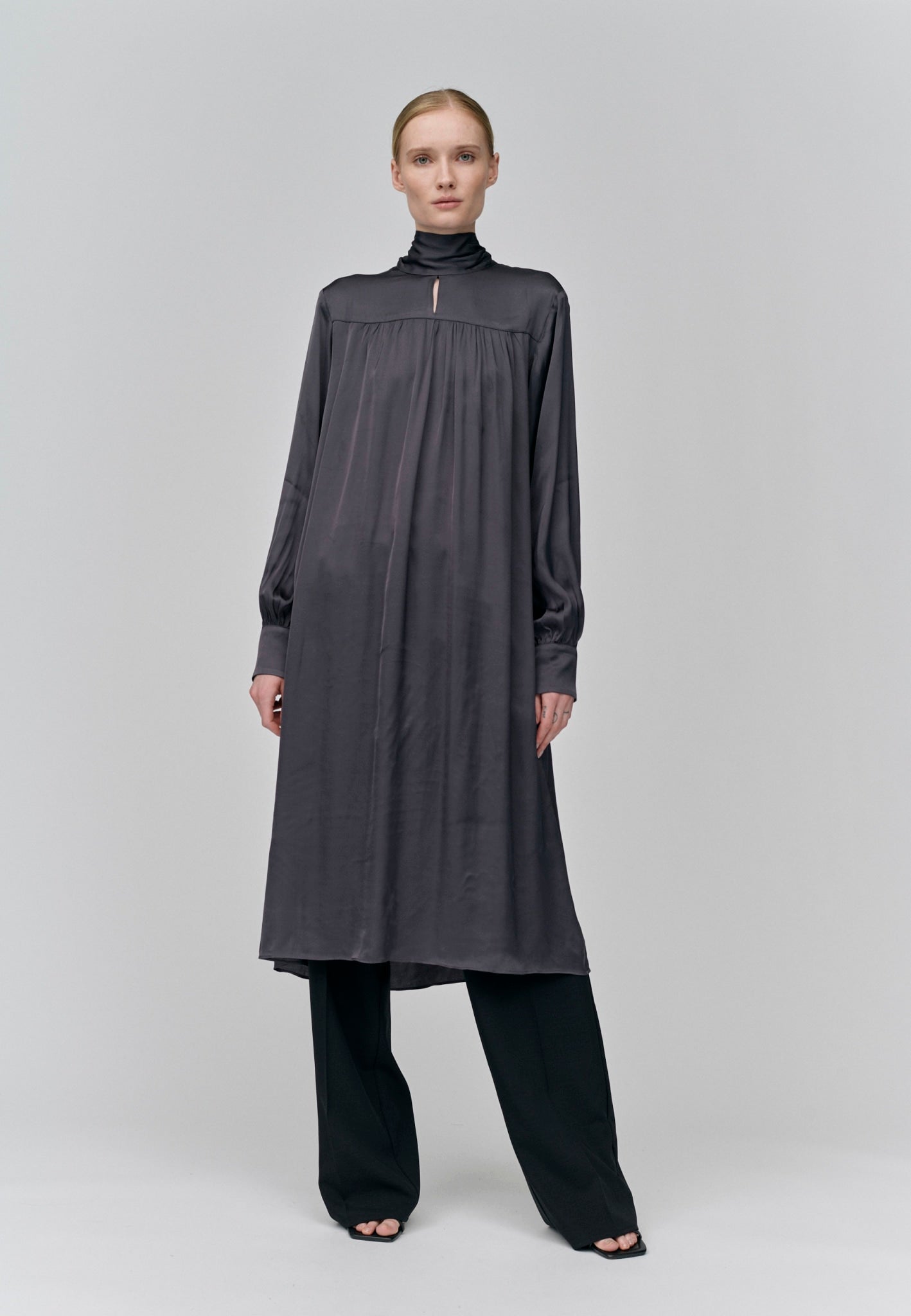 Alberte Dress - Thunder Grey