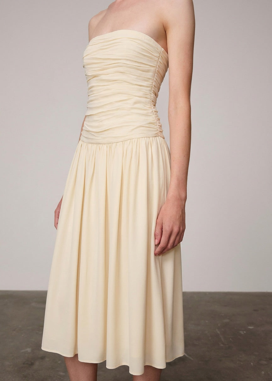 Reese Kleid – Creme