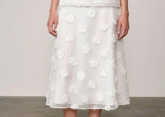 William Skirt - White