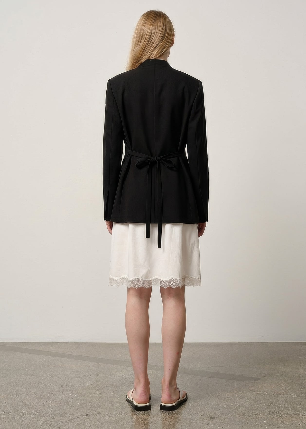Clarissa Regular Geschnittener Blazer – Schwarz