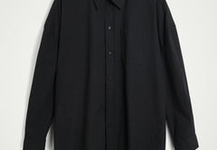 Lex Shirt - Pinstripe Black