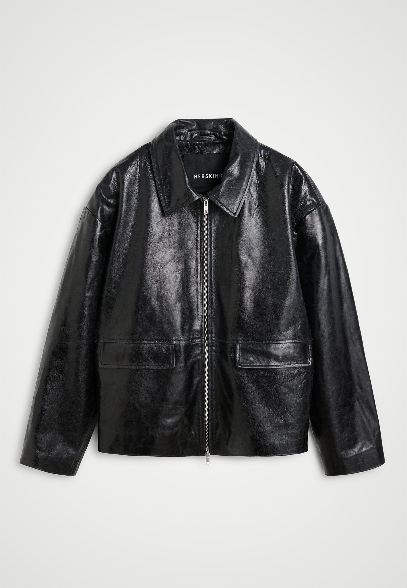 Kurt Leather Jacket - Black (FW) – Herskind Official