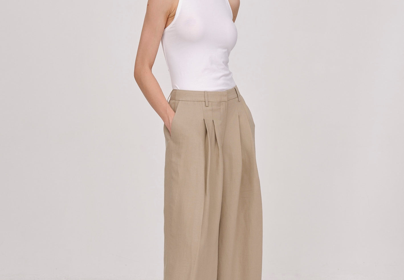Hawthorne Pant - Beige curated on LTK