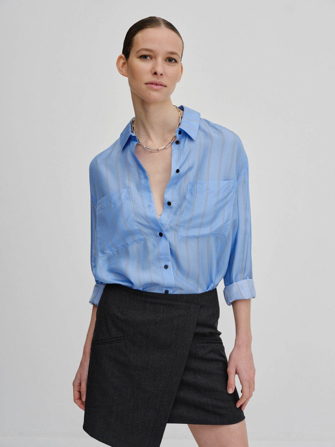 Seven Shirt - Blue Stripe – Herskind Official