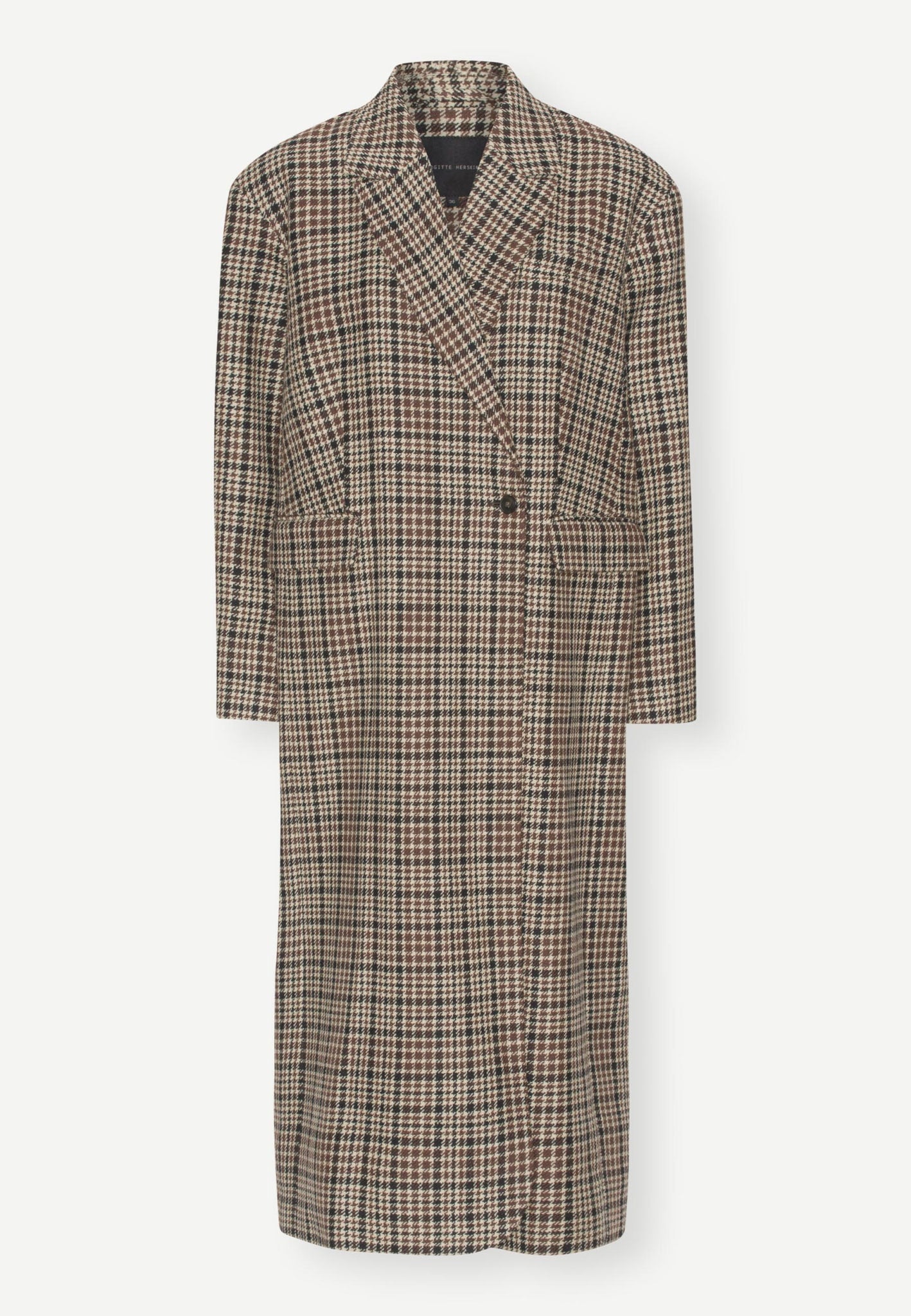 Wanda Wool Coat Checks Herskind Official